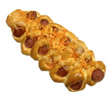 Булочка "Гусеничка" з сосиской